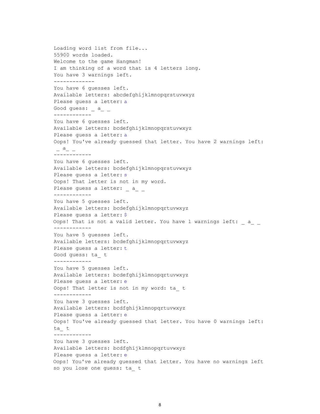 Description — page 8