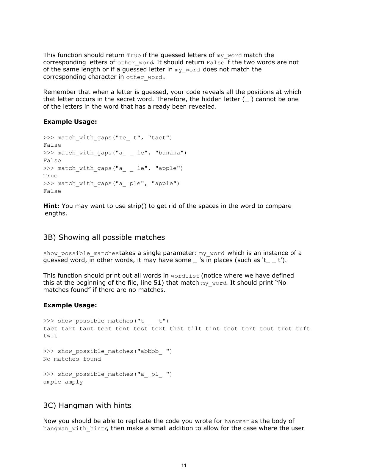 Description — page 11